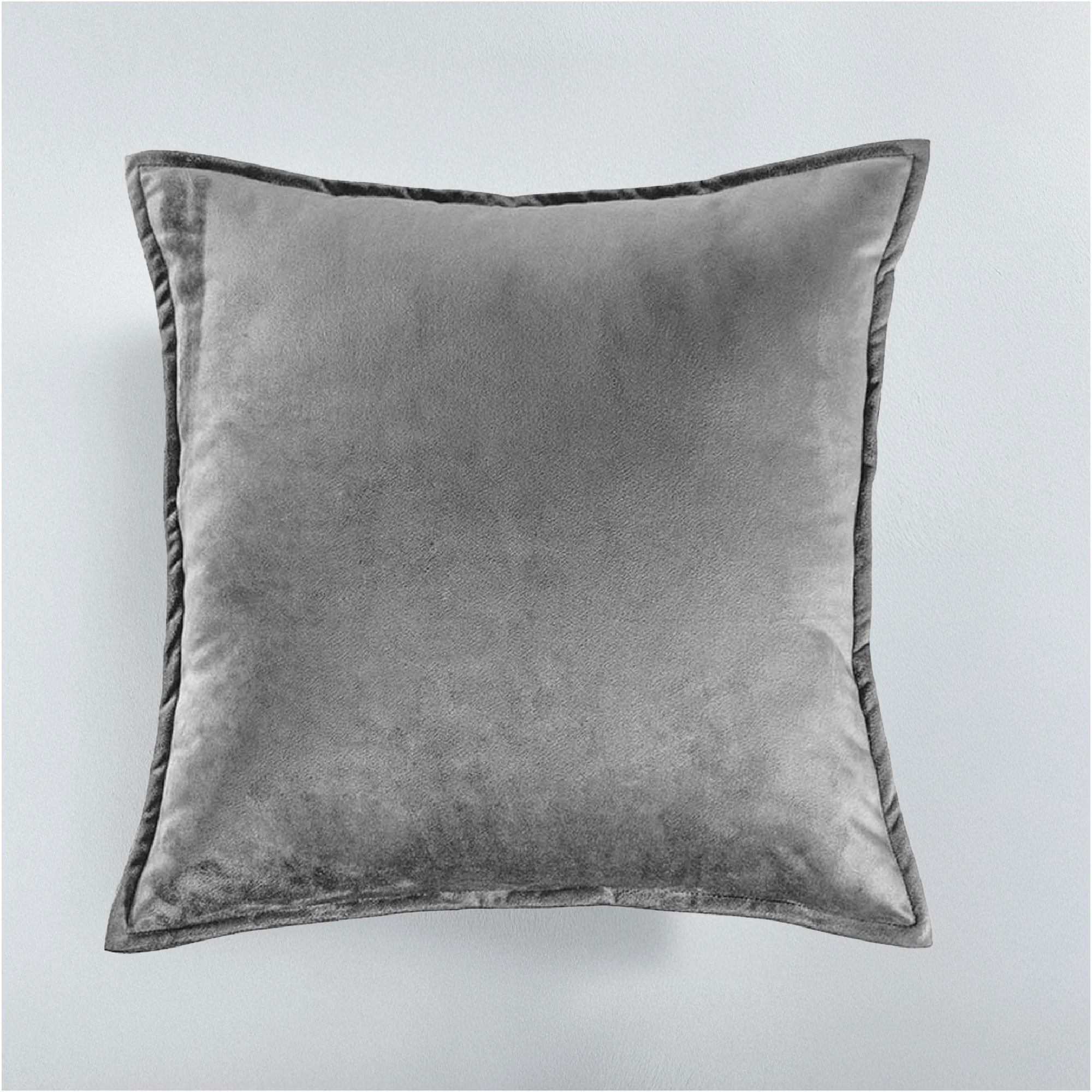Velvet Grey Cushion Cover