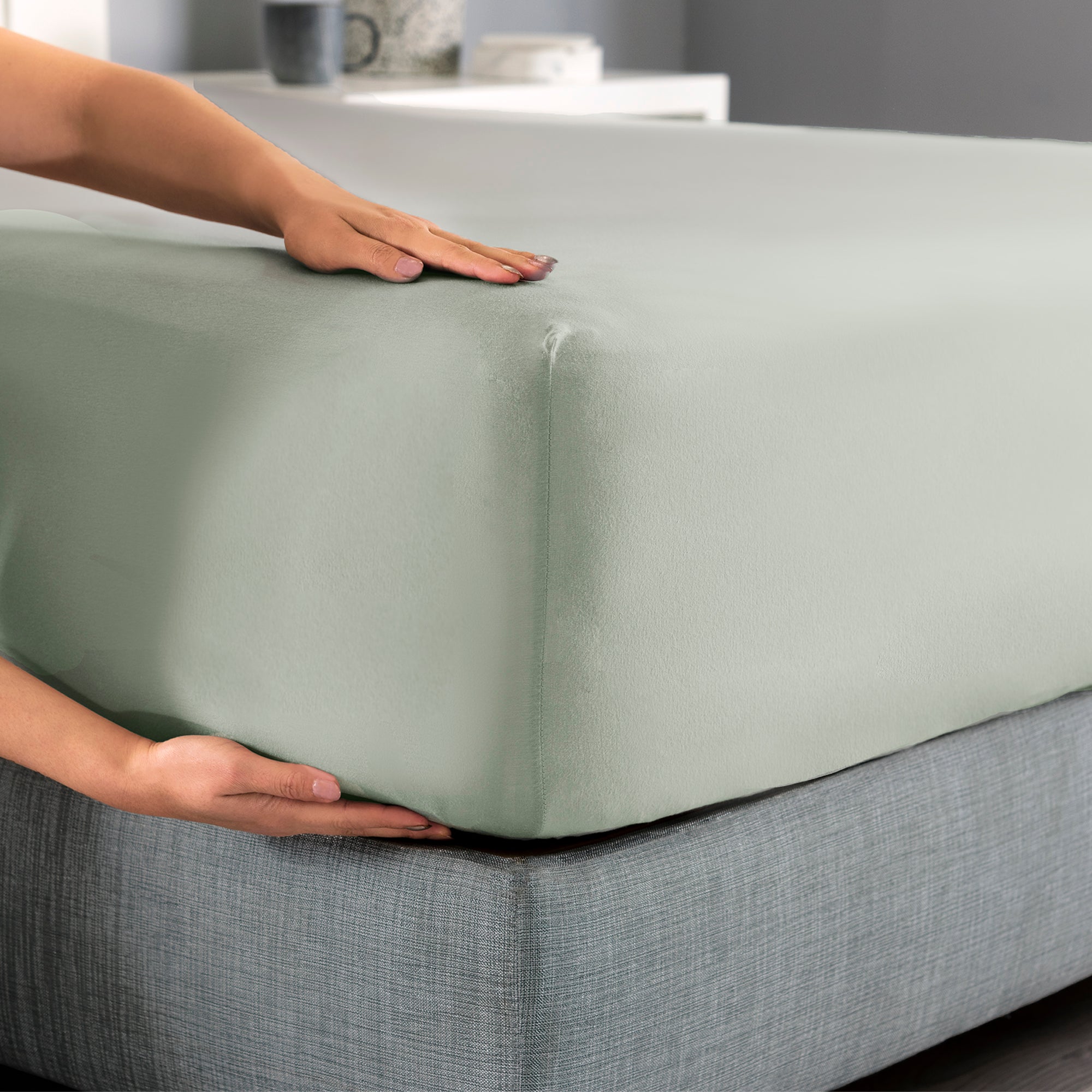 Soft Mint Jersey Sheets