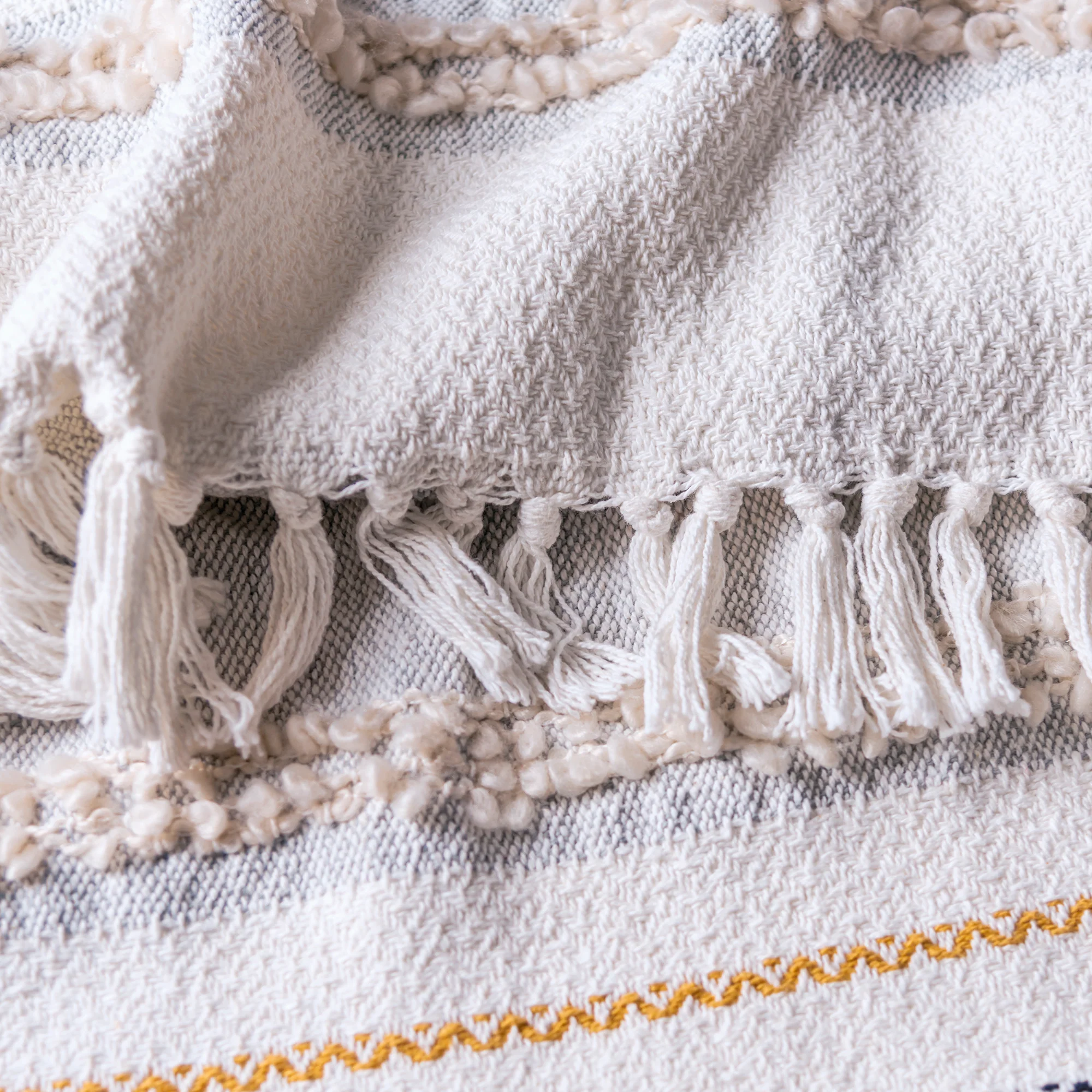 Beige Mumbai Blanket