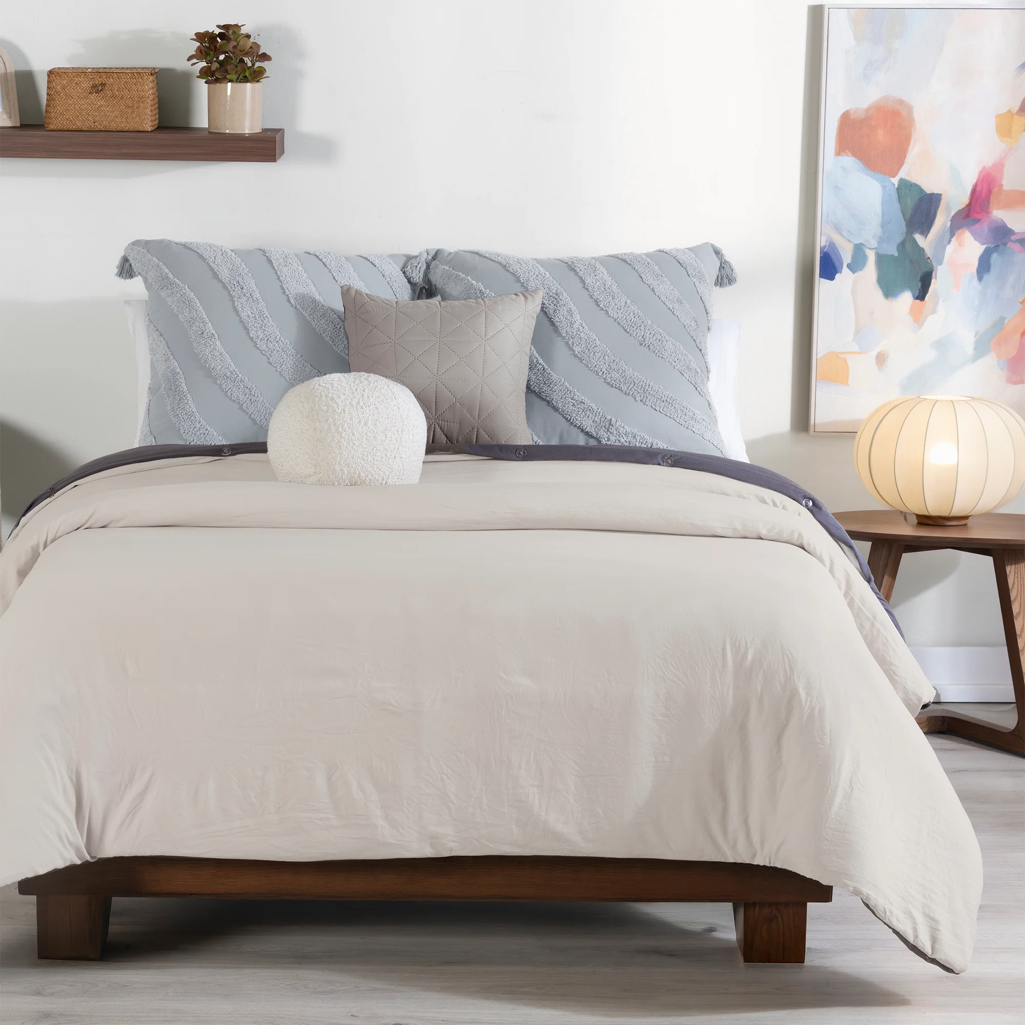 Graphite Duvet Cover