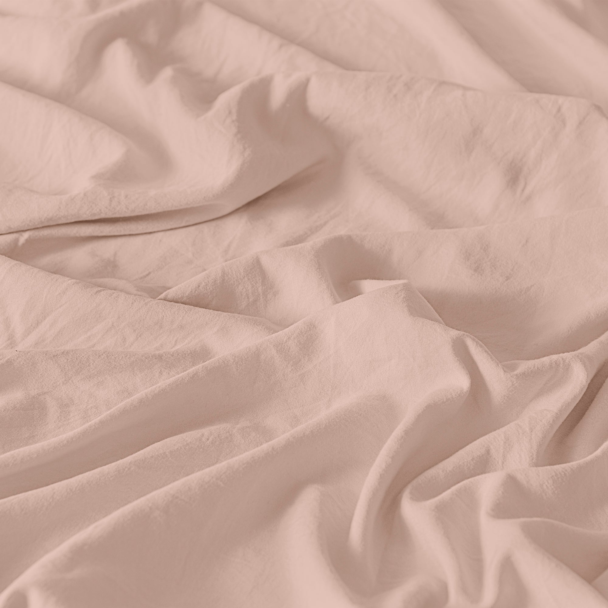 Viasoft Washed Sweet Pink Sheets