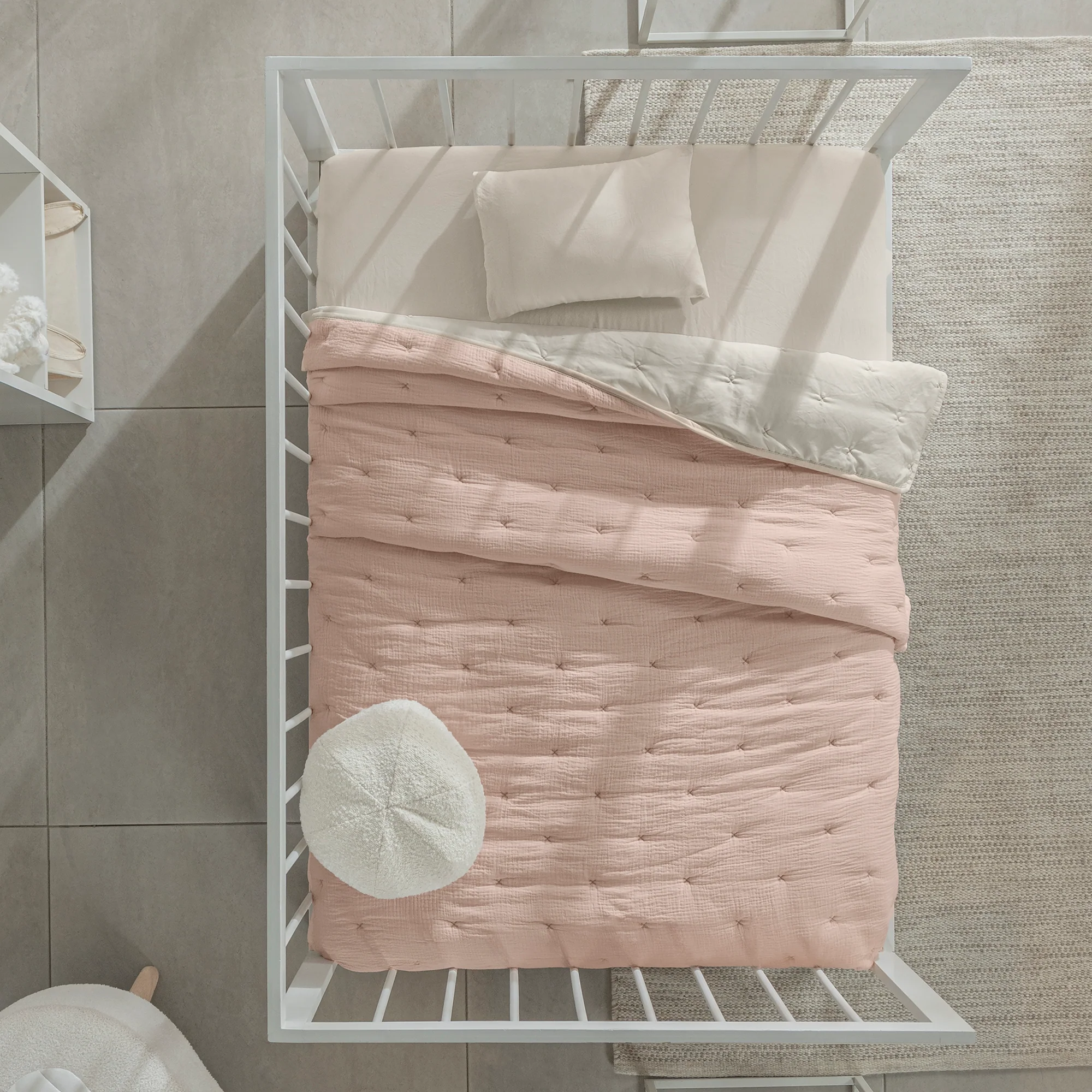 Baby Voga Muslin Sweet Pink Duvet