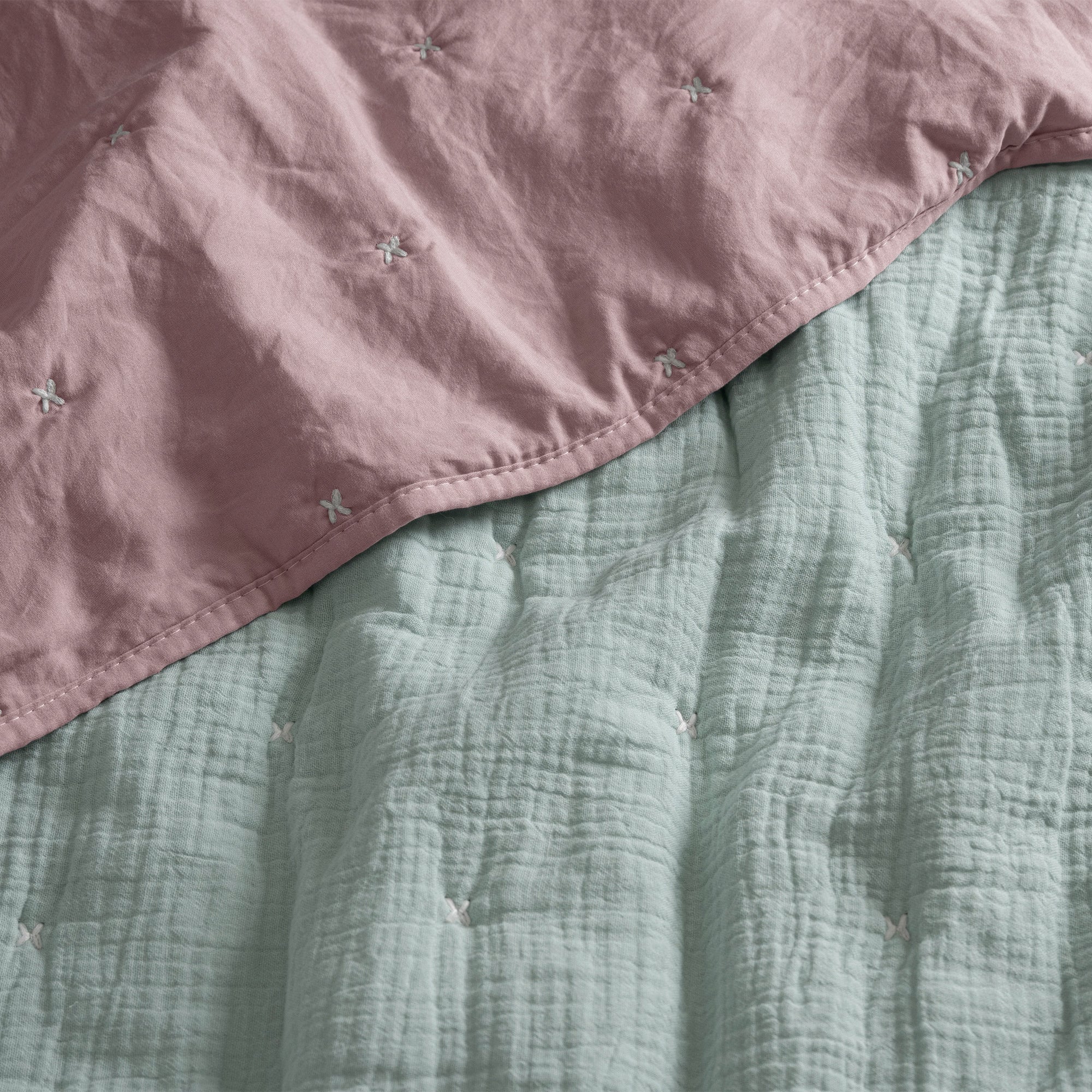Baby Voga Muslin Blanket Mint