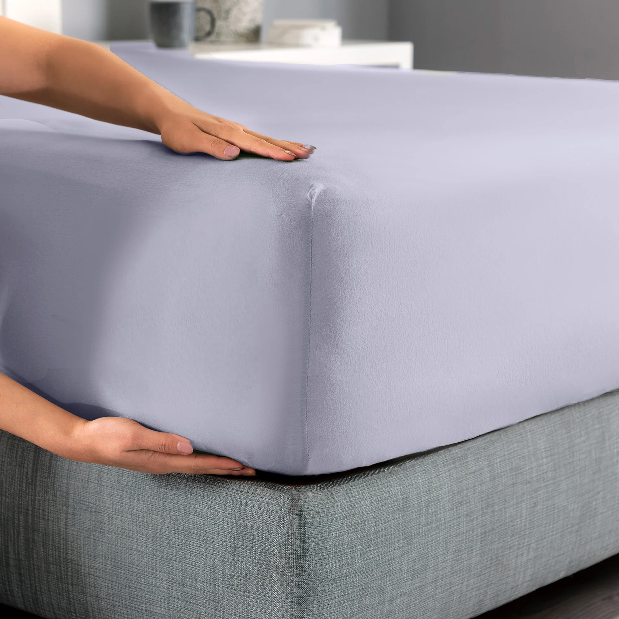 Soft Lavender Jersey Sheets