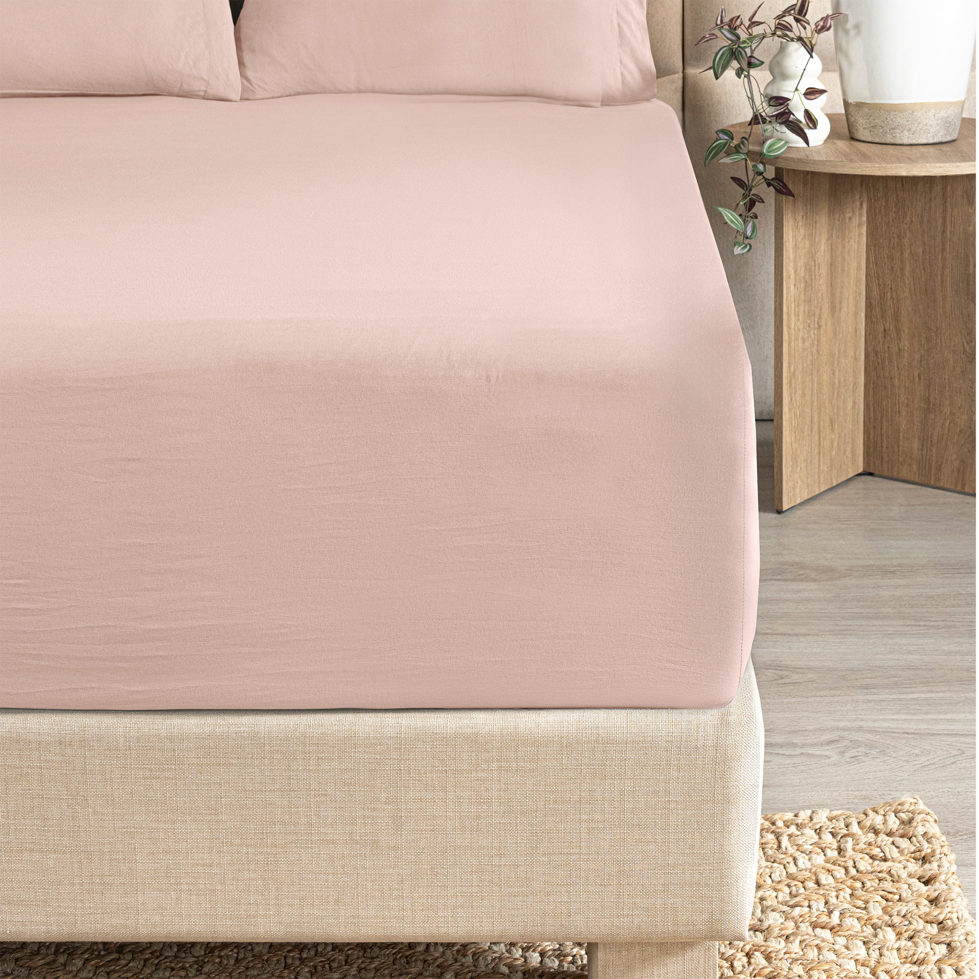 Viasoft Washed Pink Sheets
