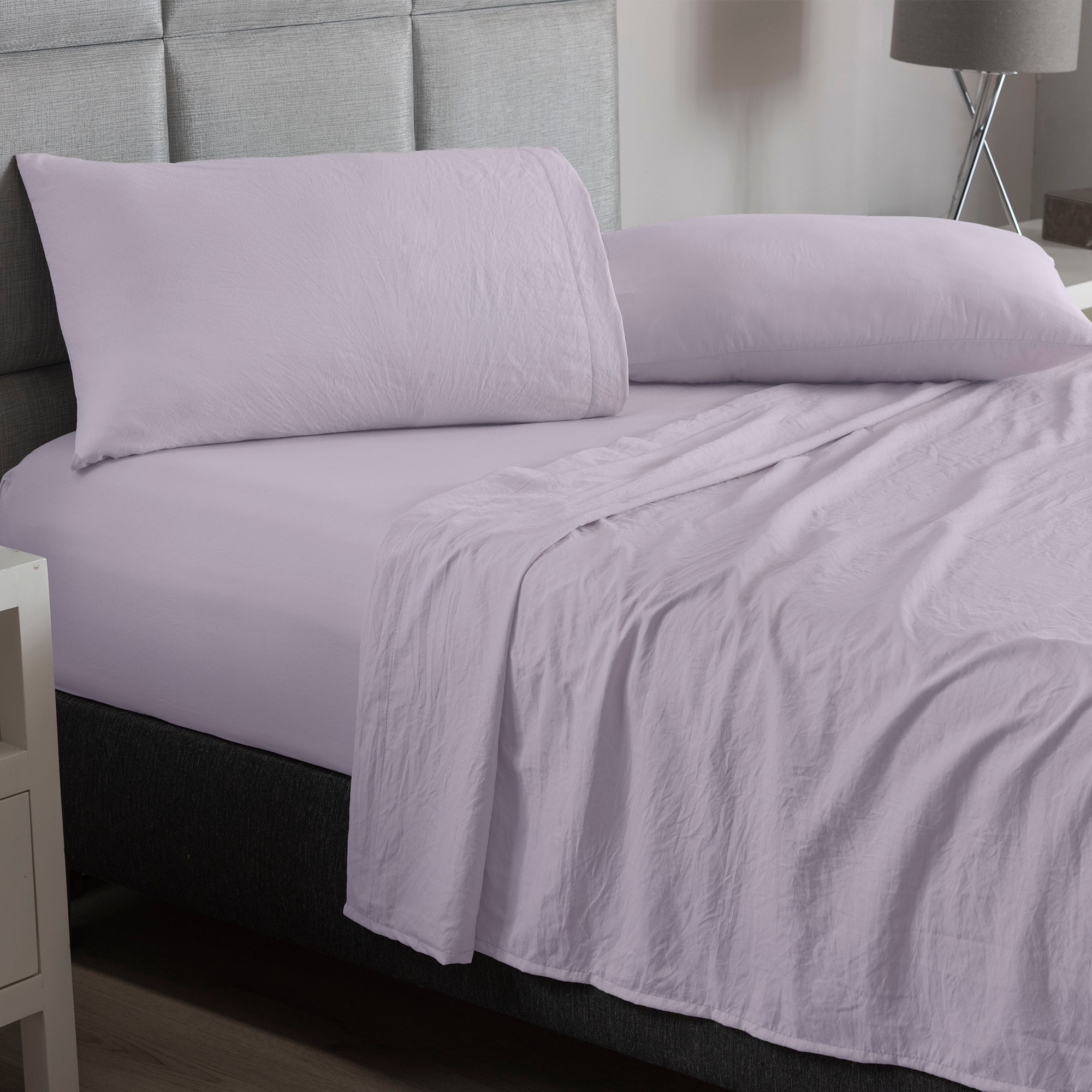Viasoft Washed Lavender Sheets