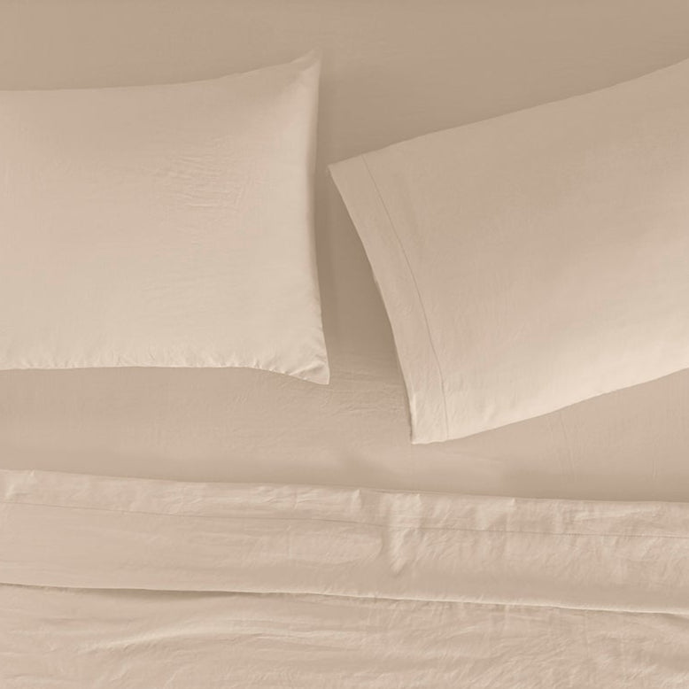 Viasoft Washed Ivory Sheets
