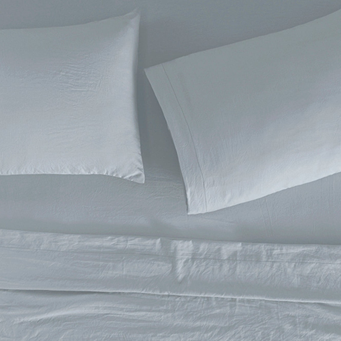 Viasoft Washed Blue Sheets