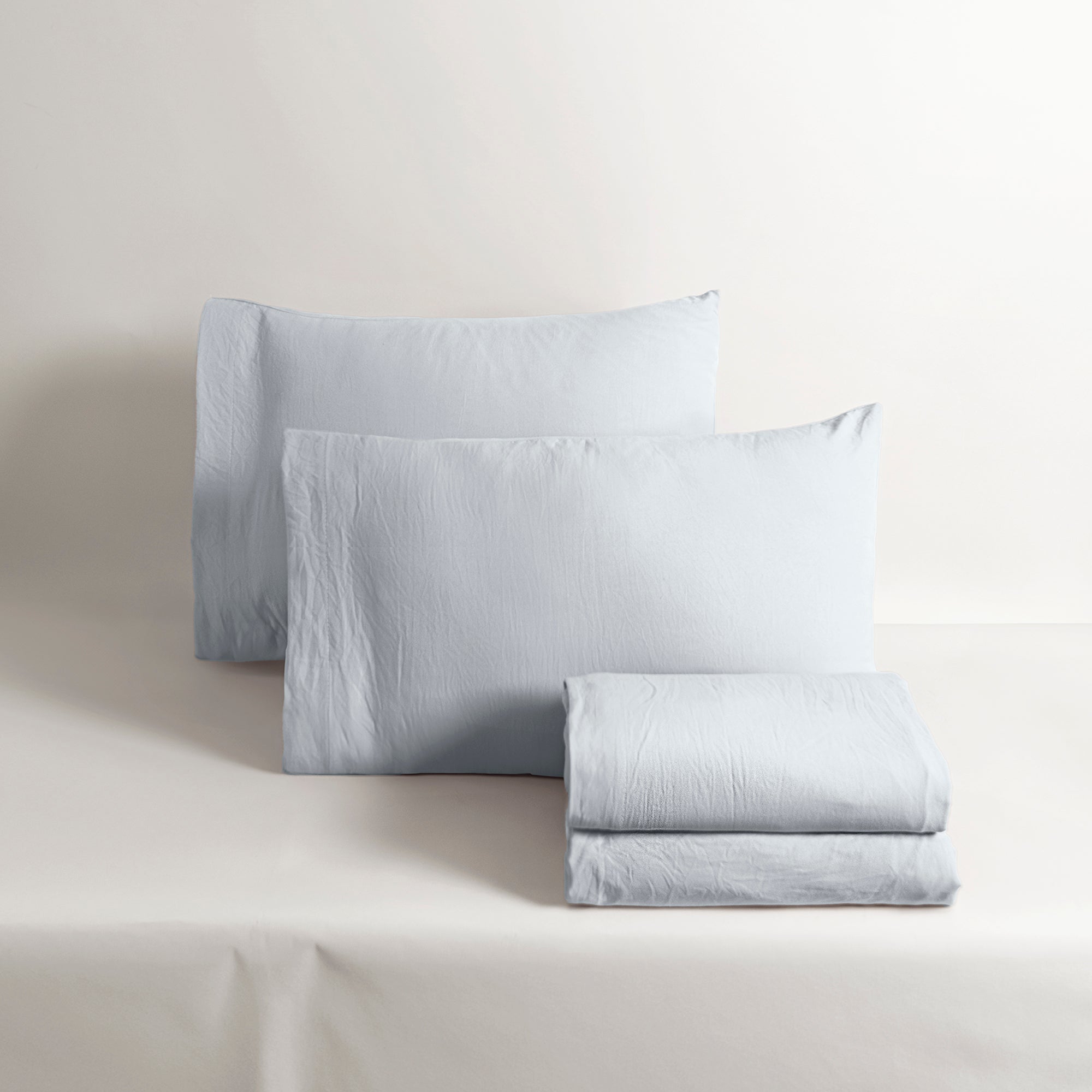 Viasoft Washed Blue Sheets