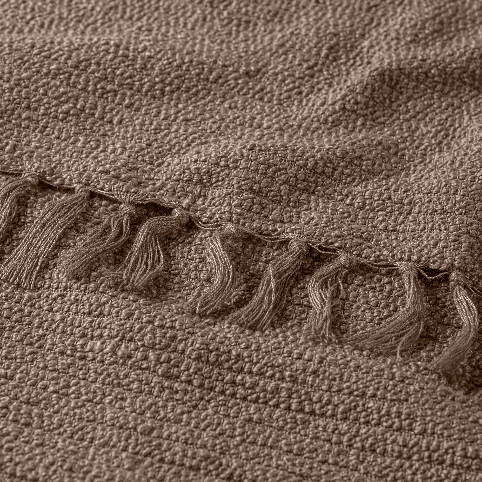 Decorative Loop Throw Latte